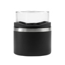 Vaso promocional para whisky de vidrio de 300 ml con porta vaso de doble pared – BT-BAR-0034