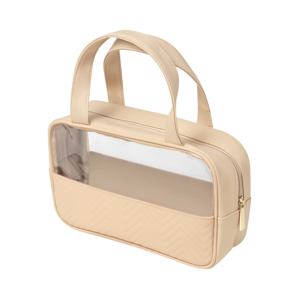 Organizador promocional de PU con vista frontal en mica de PVC – BT-BEL-0045