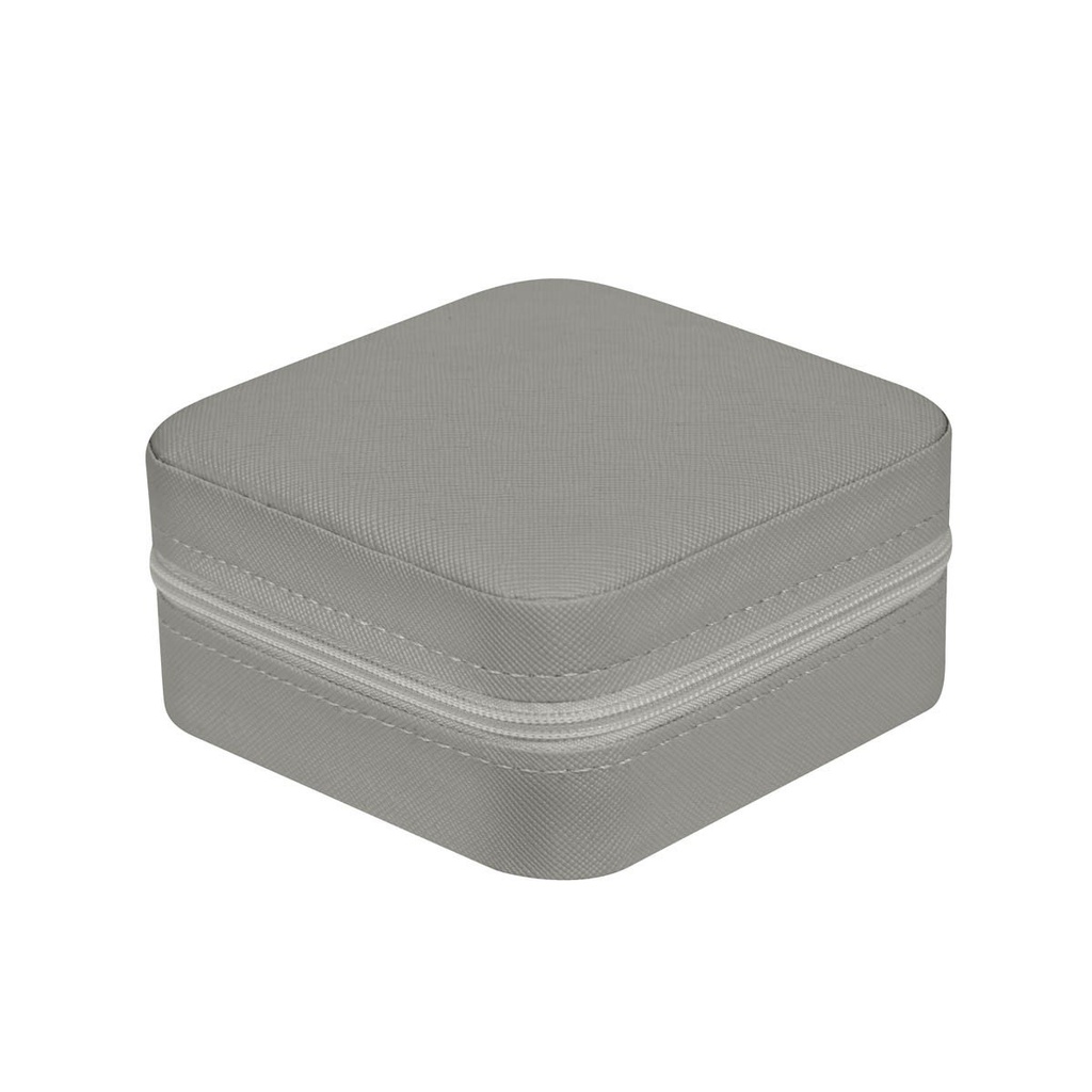 Joyero promocional de PU y poliéster con interior de terciopelo – BT-BEL-0018