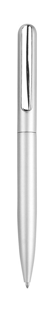 Bolígrafo promocional de acero inoxidable con mecanismo twist y funda – BT-BOM-0047