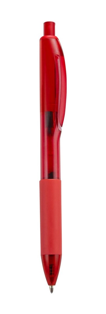 Bolígrafo promocional de plástico con agarre antiderrapante y tinta de gel – BT-BOP-0001