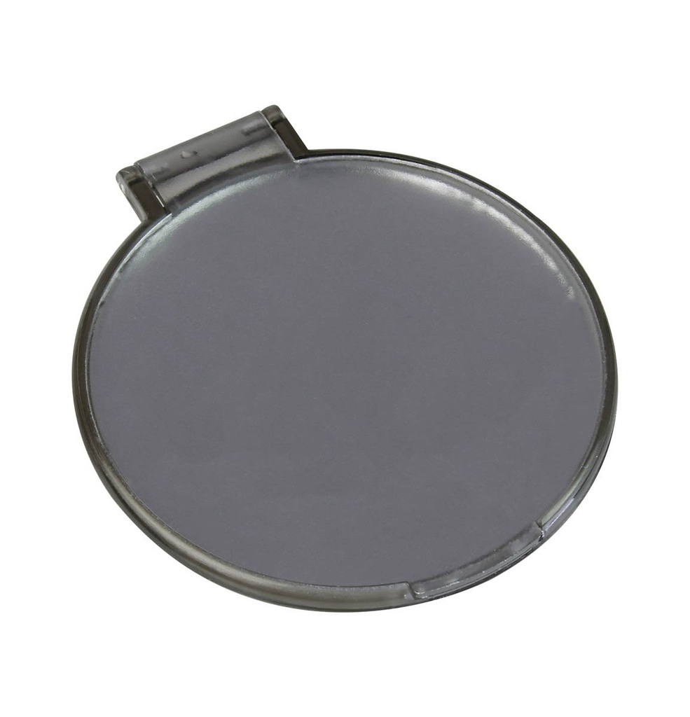 Espejo circular promocional de plástico de 6 cm de diámetro – BT-BEL-0058
