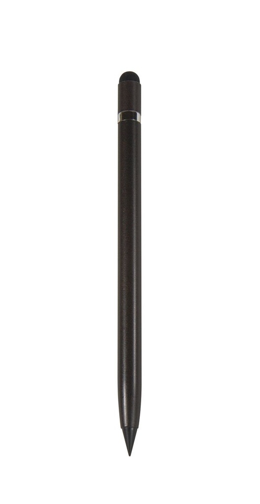 Lápiz promocional de aluminio y plástico con punta para pantalla táctil y borrador desprendible – BT-BOF-0019