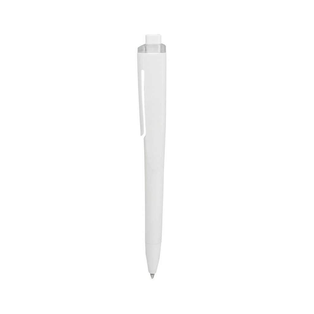 Bolígrafo promocional de plástico con área plana para impresión a todo color – BT-BOP-0046