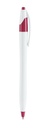 Bolígrafo promocional de plástico con mecanismo pulsador – BT-BOP-0015