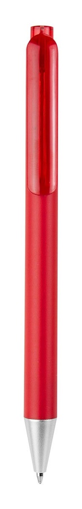 Bolígrafo promocional de plástico de 13.8 cm con mecanismo pulsador – BT-BOP-0026