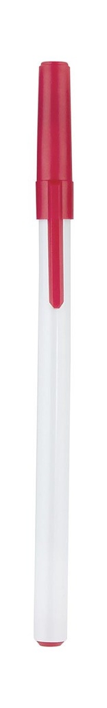 Bolígrafo promocional de plástico con tapón protector – BT-BOP-0016