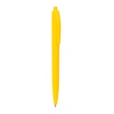 Bolígrafo promocional de plástico con diseño minimalista y mecanismo pulsador – BT-BOP-0052