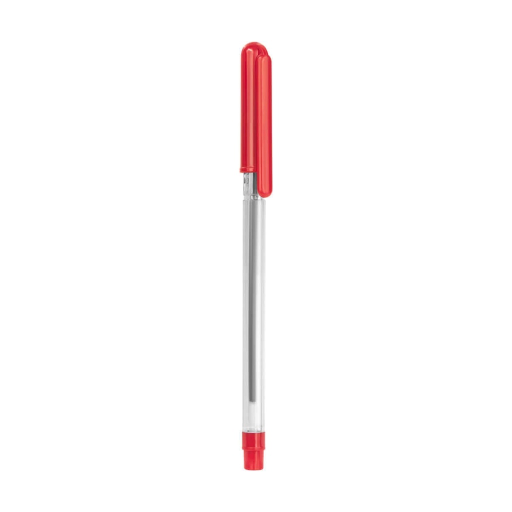 Bolígrafo promocional de plástico con tapón y cuerpo delgado – BT-BOP-0053