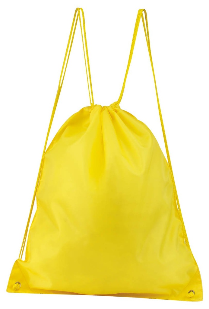 Bolsa-mochila promocional de poliéster con tirantes de cordón y cierre de jareta – BT-BOL-0005