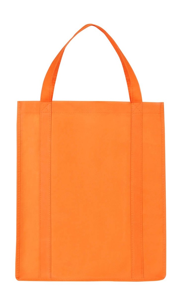 Bolsa promocional de tela no tejida con fuelle y asas – BT-BOL-0020