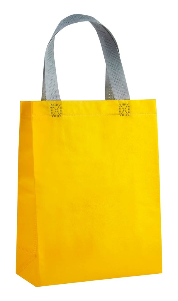 Bolsa promocional de non woven laminado con fuelle y asas – BT-BOL-0021
