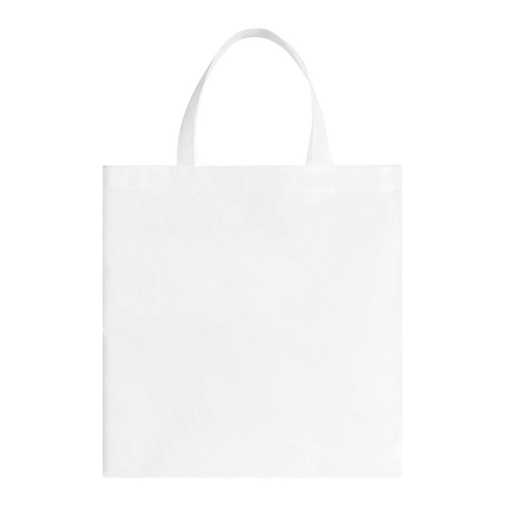 Bolsa promocional de tela no tejida con diseño sin fuelle y asas – BT-BOL-0095