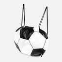 Bolsa-mochila promocional de poliéster de 42 x 34.5 cm con cordones ajustables y diseño de balón – BT-BOL-0098