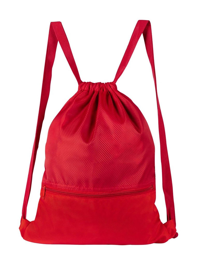 Bolsa mochila promocional de poliéster con tirantes de cordón y cierre de jareta – BT-BOL-0092