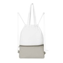 Bolsa-mochila promocional de algodón 33 x 42 cm con bolsa frontal y cierre de jareta – BT-BOL-0061