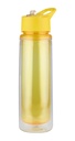 Cilindro promocional de plástico 610 ml con doble pared y popote – BT-CIP-0004