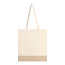 Bolsa promocional de canvas y yute sin fuelle con asas – BT-BOL-0024