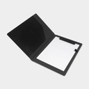 Portafolio promocional de poliuretano 24 x 33 cm con solapa imantada y block de notas – BT-CAR-0008