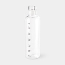 Cilindro promocional de plástico 500 ml con cierre a presión y cuerpo transparente – BT-CIP-0037