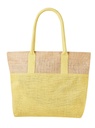 Bolsa promocional de yute y algodón de 47 x 36 x 12 cm con fuelle lateral – BT-BOL-0052