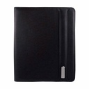 Portafolio promocional de curpiel 26 x 33 cm con placa metálica y compartimento para smartphone – BT-CAR-0013