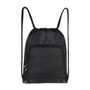 Bolsa-mochila promocional de poliéster de 32 x 42 cm con bolsa frontal y cerrado de jareta – BT-BOL-0043