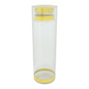 Cilindro promocional de PET y silicón 850 ml con bandas elásticas – BT-CIP-0017