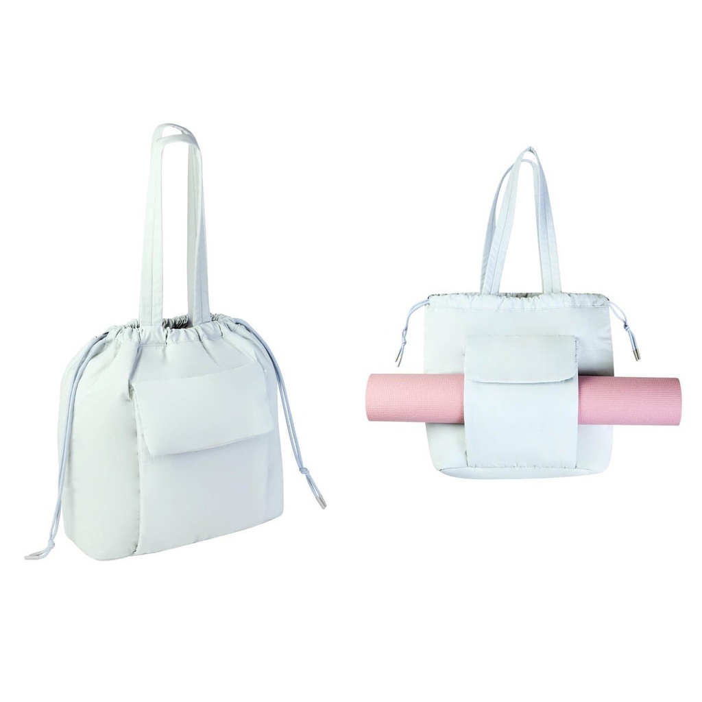 Bolsa deportiva promocional de poliéster con compartimento para tapete de yoga – BT-BOL-0075