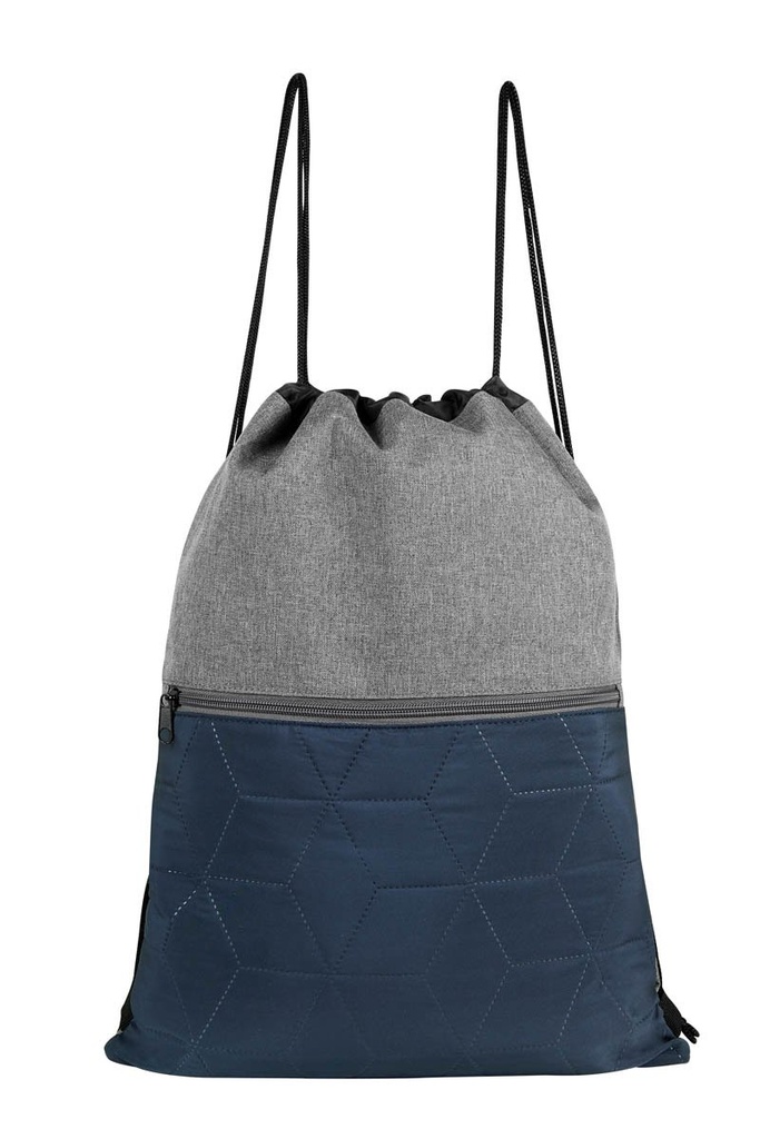 Bolsa-mochila promocional de poliéster 33.5 x 45 cm con cierre de jareta y diseño capitonado – BT-BOL-0065