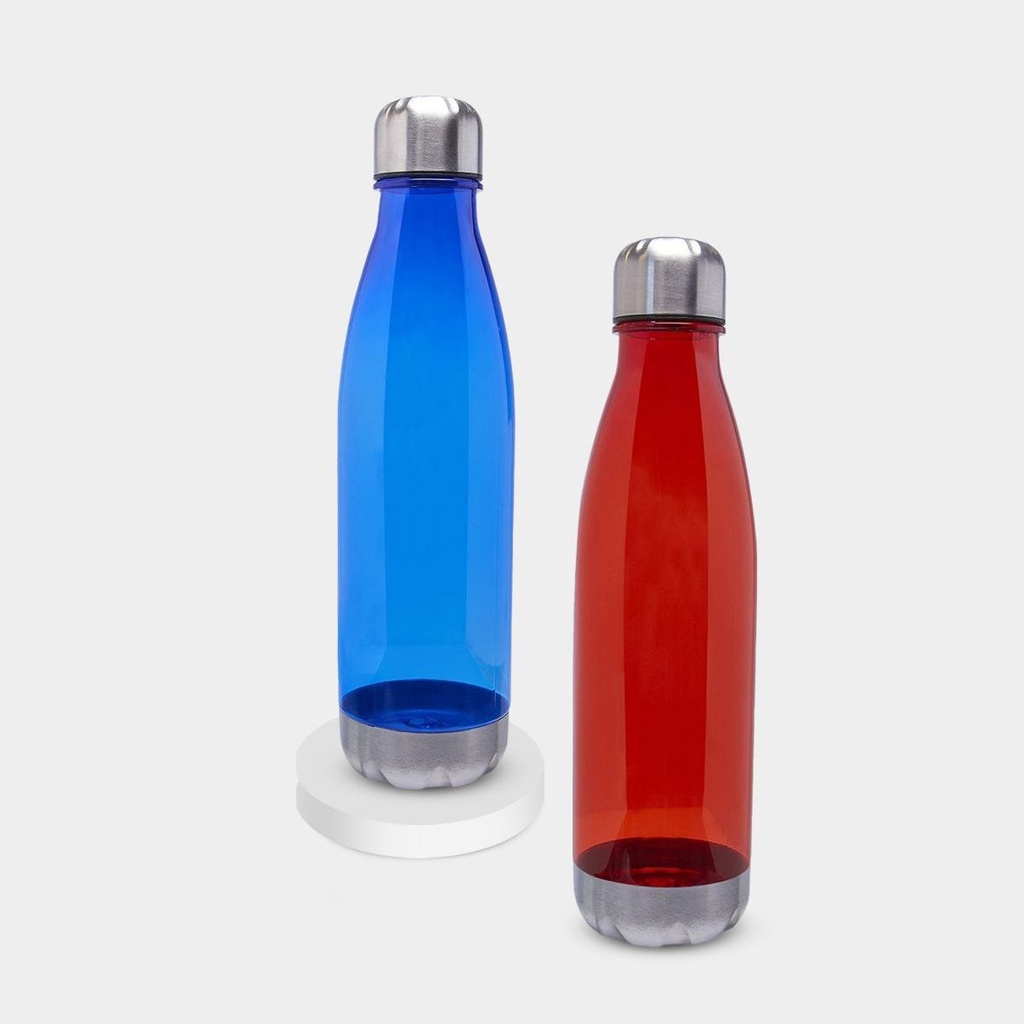 Cilindro promocional de plástico y acero inoxidable de 670 ml con cierre de rosca – BT-CIP-0018