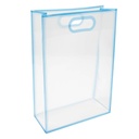 Bolsa promocional de PVC con diseño transparente y fuelle – BT-BOL-0077