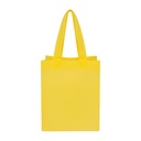 Bolsa mini promocional de non woven de 19 x 24 x 10.8 cm con fuelle y asas – BT-BOL-0086