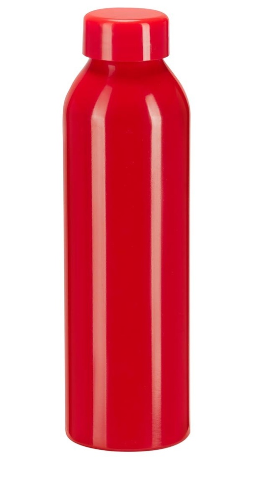 Cilindro promocional de aluminio 600 ml con pared sencilla y tapa de rosca – BT-CIM-0007