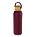 Cilindro promocional de aluminio 700 ml con tapa de bambú – BT-CIM-0008