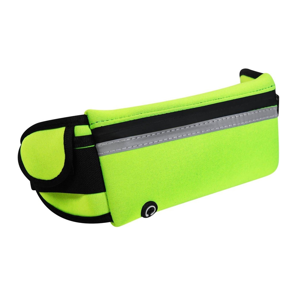 Riñonera promocional de neopreno con compartimento y tira reflejante – BT-DEP-0027
