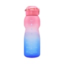 Cilindro promocional de plástico de 1,500 ml con boquilla y asa plegable – BT-CIP-0028
