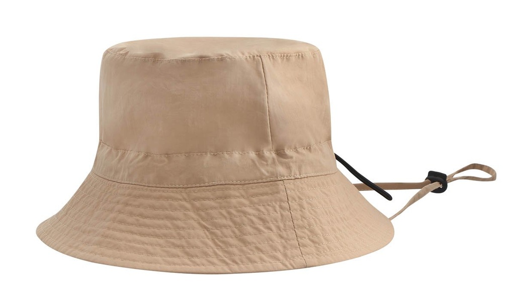 Sombrero promocional de poliéster que se dobla con correa desmontable – BT-GOS-0024