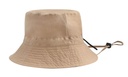 Sombrero promocional de poliéster que se dobla con correa desmontable – BT-GOS-0024