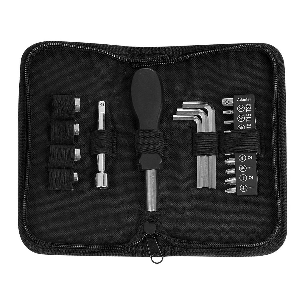 Set multifuncional promocional de metal con 10 puntas intercambiables – BT-HER-0002