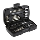 Set multifuncional promocional de metal con 10 puntas y pinzas de punta – BT-HER-0007