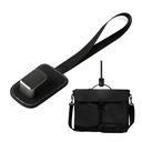 Colgador promocional para auto de curpiel, metal y poliéster con asa desmontable – BT-HER-0029