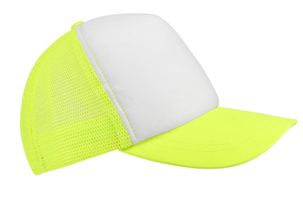Gorra promocional de poliéster con malla y broche ajustable – BT-GOS-0001