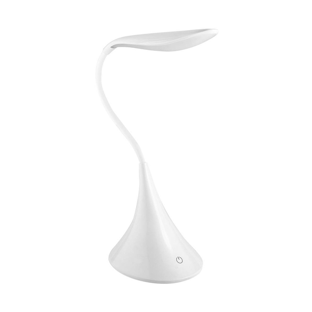 Luminaria de escritorio promocional de plástico con cuello flexible y luz LED – BT-HER-0033
