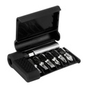 Destornillador promocional de metal y plástico con 6 puntas y extensión – BT-HER-0017