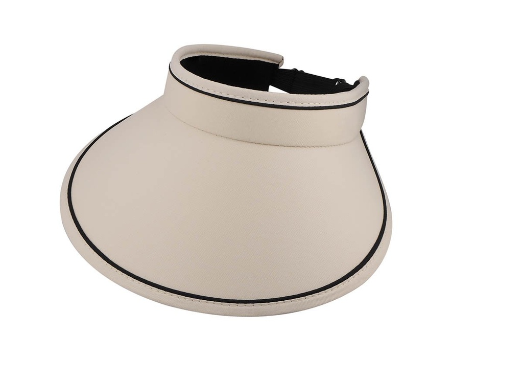 Visera promocional de poliéster y plástico con banda acolchada – BT-GOS-0007