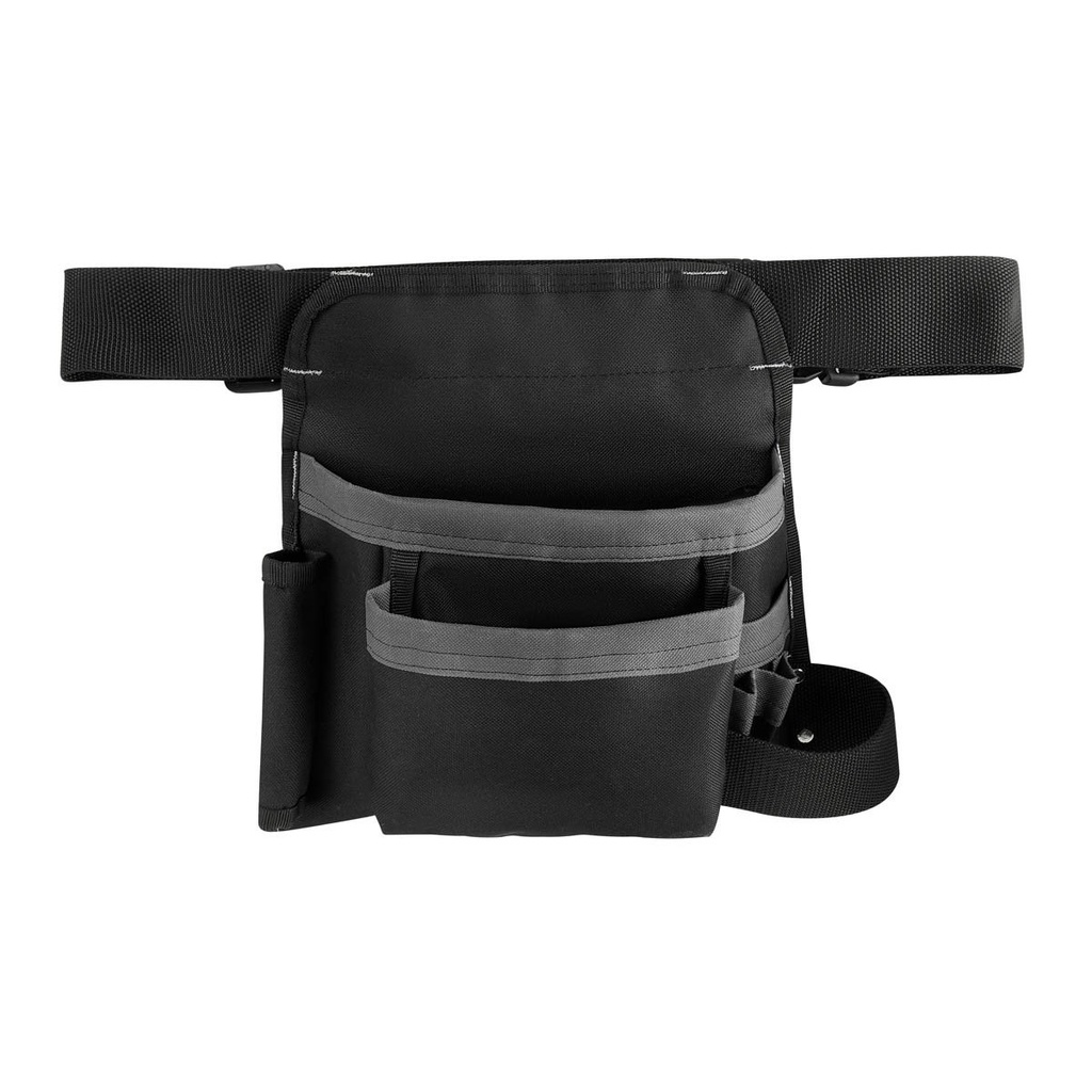 Bolsa organizadora promocional de poliéster con 5 compartimentos y cinturón ajustable – BT-HER-0021