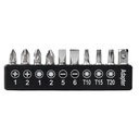 Set de desarmadores promocional de plástico y metal con puntas intercambiables – BT-HER-0040