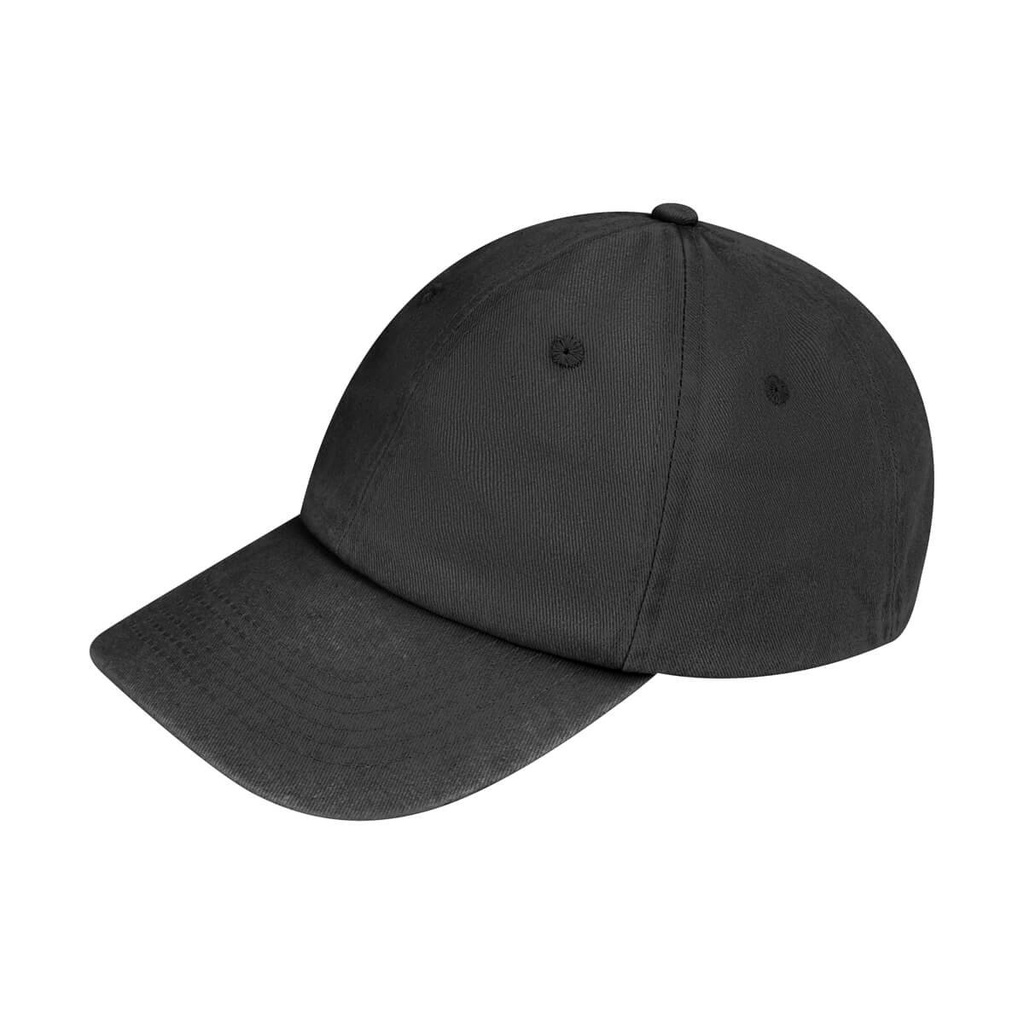 Gorra promocional de algodón unitalla con efecto deslavado y cierre ajustable – BT-GOS-0013