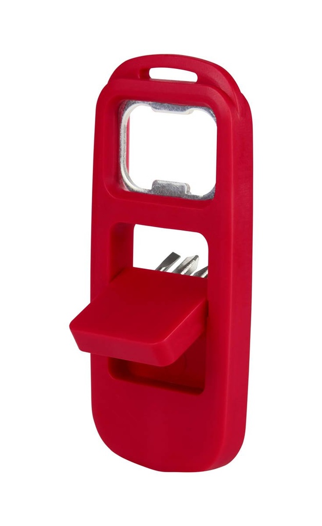 Destornillador destapador promocional de plástico con 4 puntas intercambiables – BT-HER-0011